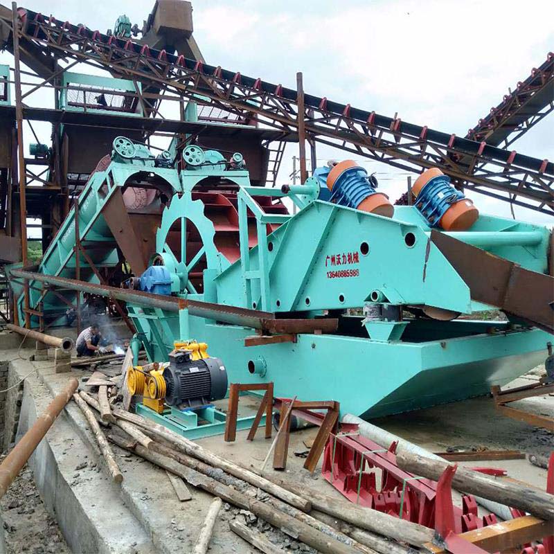 沃力洗砂機廠家  洗沙機械產量高，操作簡單